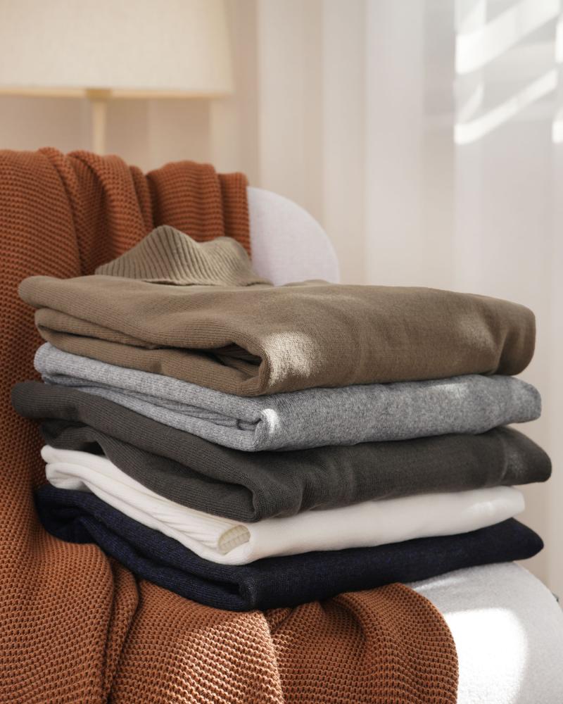 بافت یقه اسکی ساده کتایون کد 25973