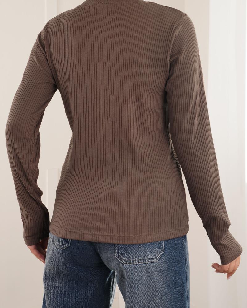 بلوز کبریتی یقه هفت کد 26630