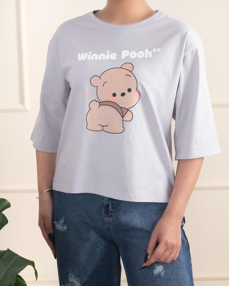 تیشرت کراپ Pooh کد 20423