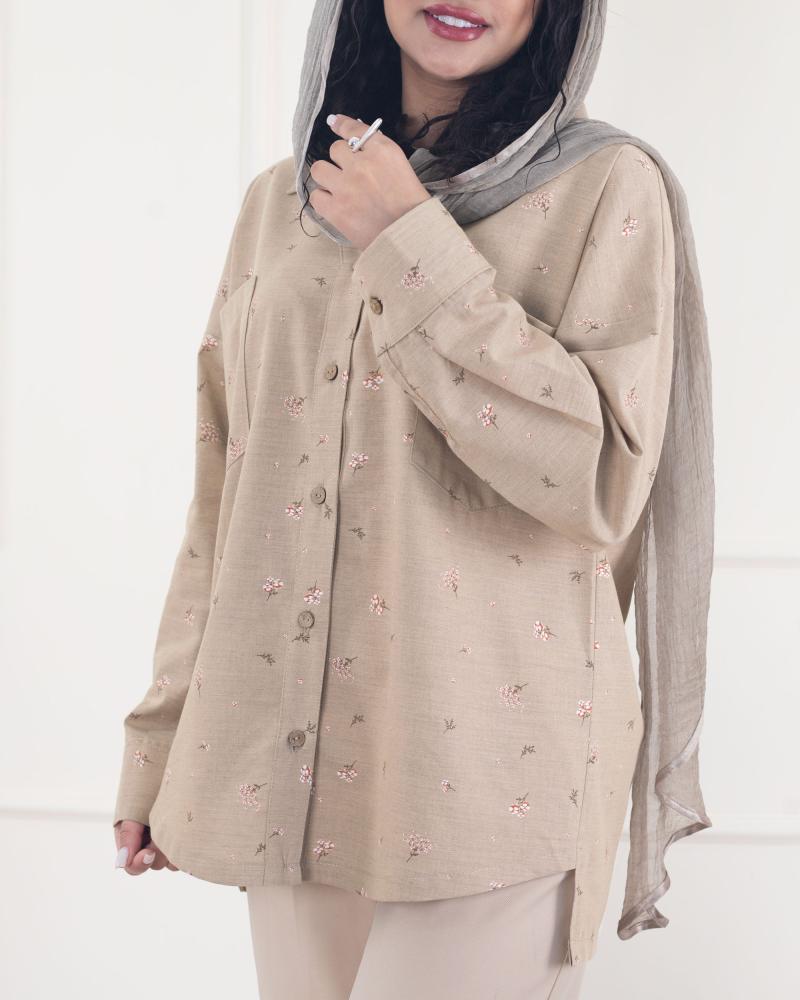 شومیز گلدار واله کد 22215