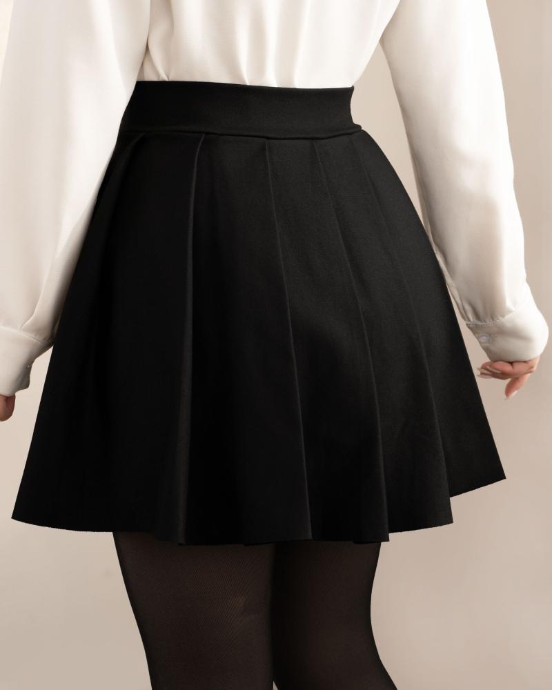 دامن مشکی ژیلا کد 0646