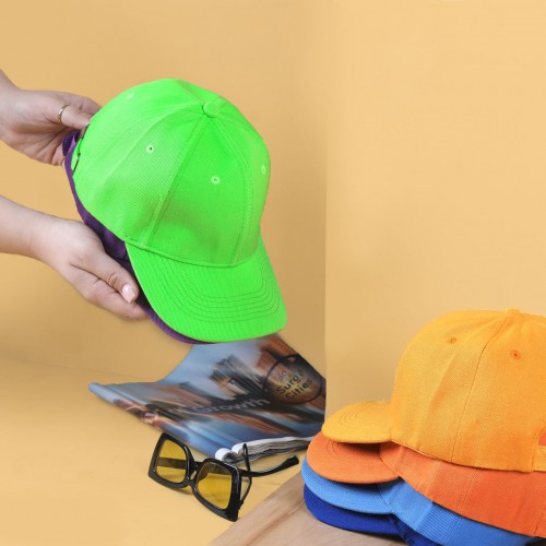 کلاه کتان رنگی کد 4554
