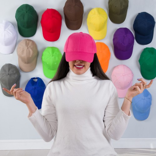 کلاه کتان رنگی کد 6260