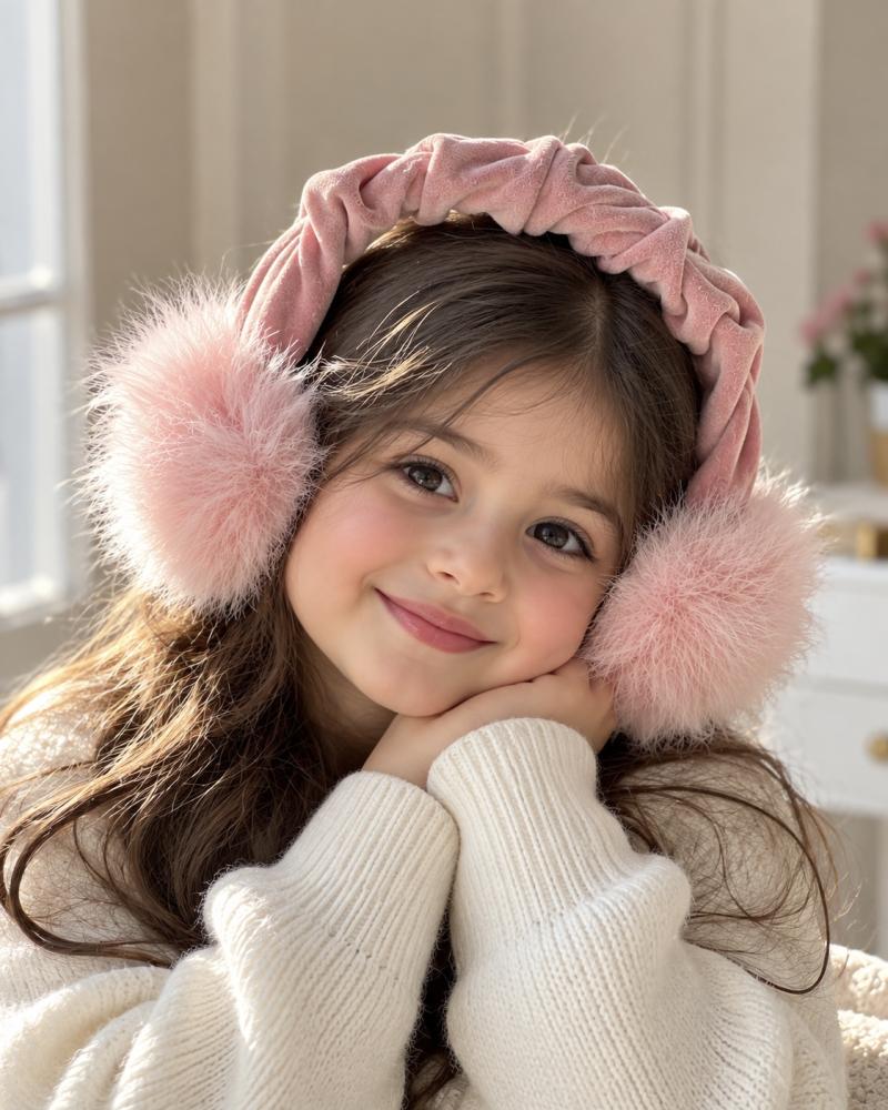 گوش گیر خز ساده  کد 26402