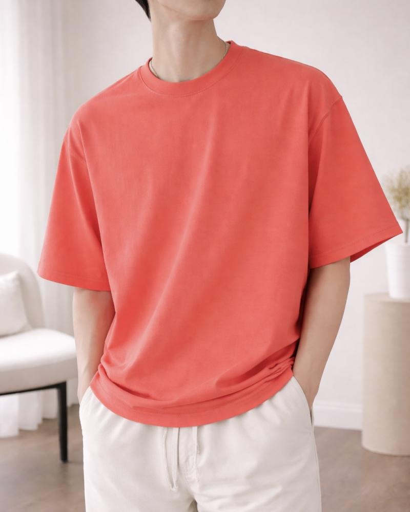 تیشرت مردونه هلویی کد 27336