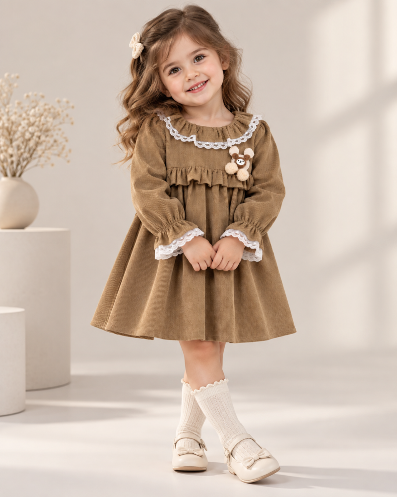 پیراهن دخترانه پریزاد ( ۲ تا ۶ سال ) کد 30780