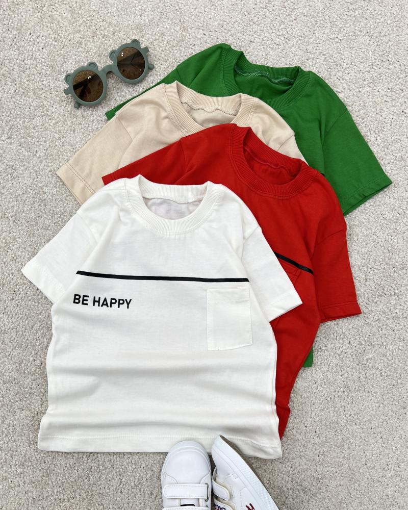 22748 تیشرت HAPPY(2تا8سال)