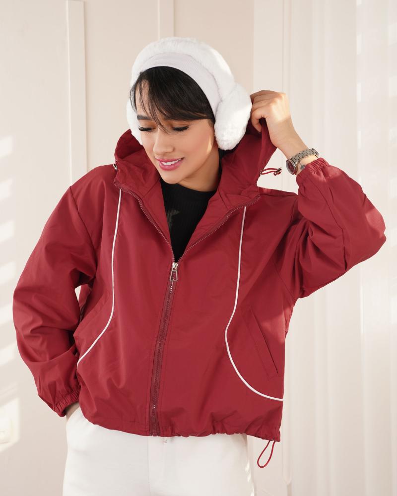 بامبر بارانی کلاه دار افرا کد 26197