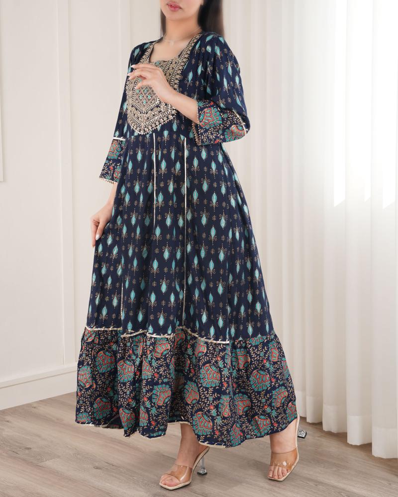 پیراهن هندی کد 27037