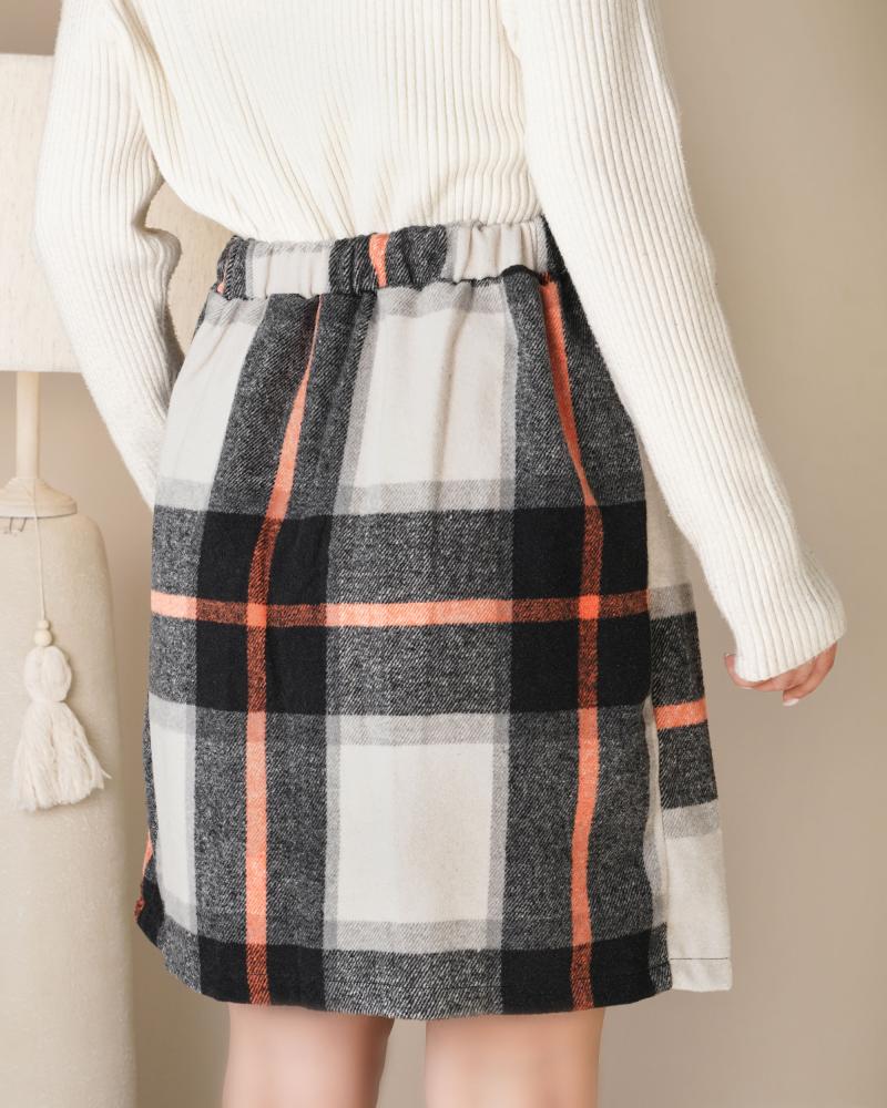 دامن چهارخونه آدرینا کد 27114