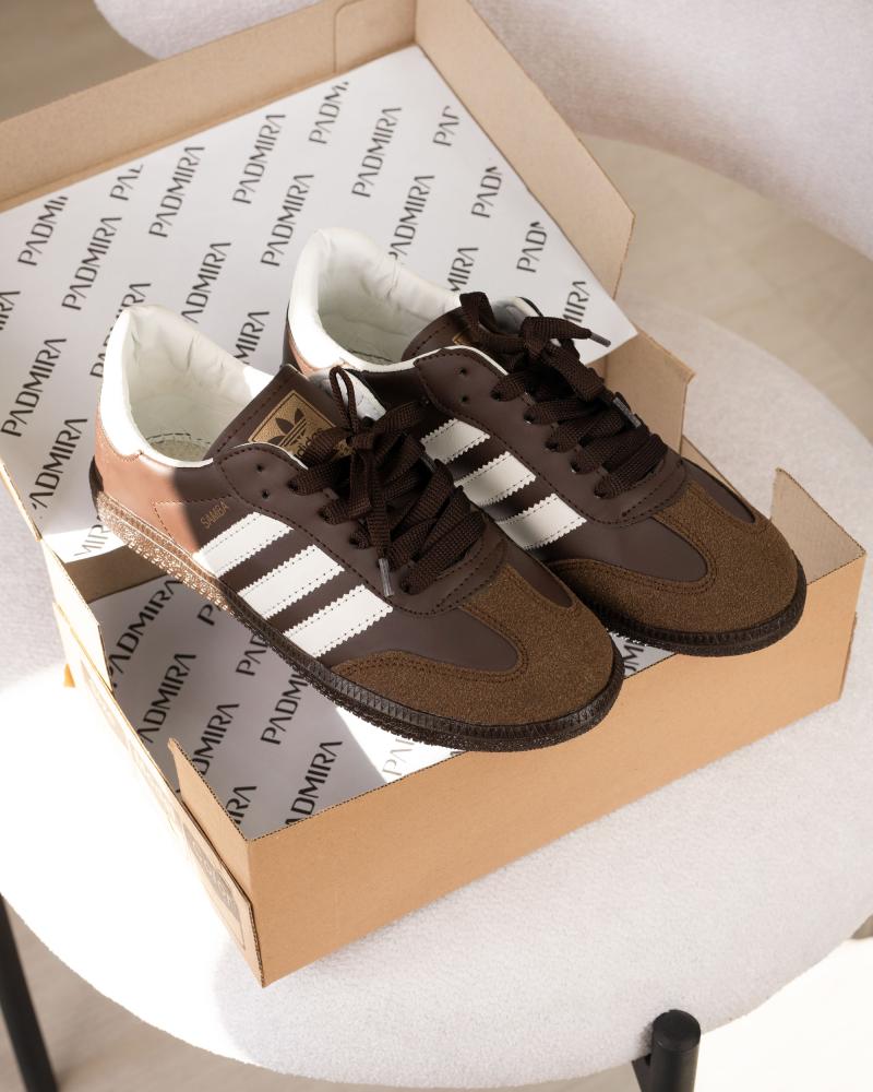 کتونی سامبا قهوه ای کد 27050