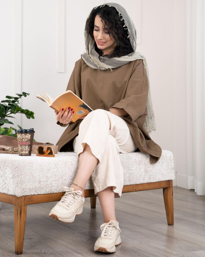 شومیز الیافی ترلان کد 23418