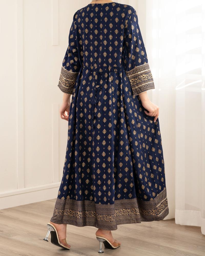 پیراهن هندی طرحدار کد 27063