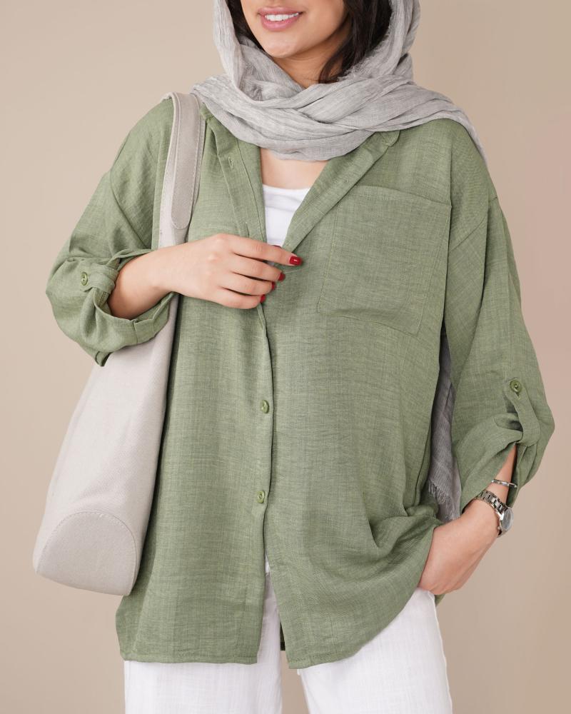 شومیز مانتویی حسنا کد 24376