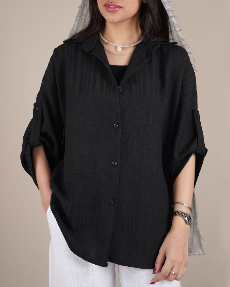 شومیز مشکی ژانیتا کد 24381