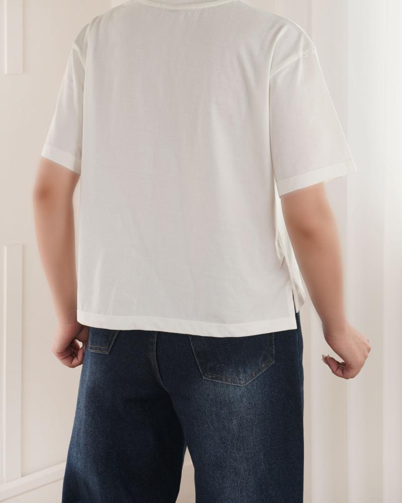 تیشرت سفید dont کد 27157