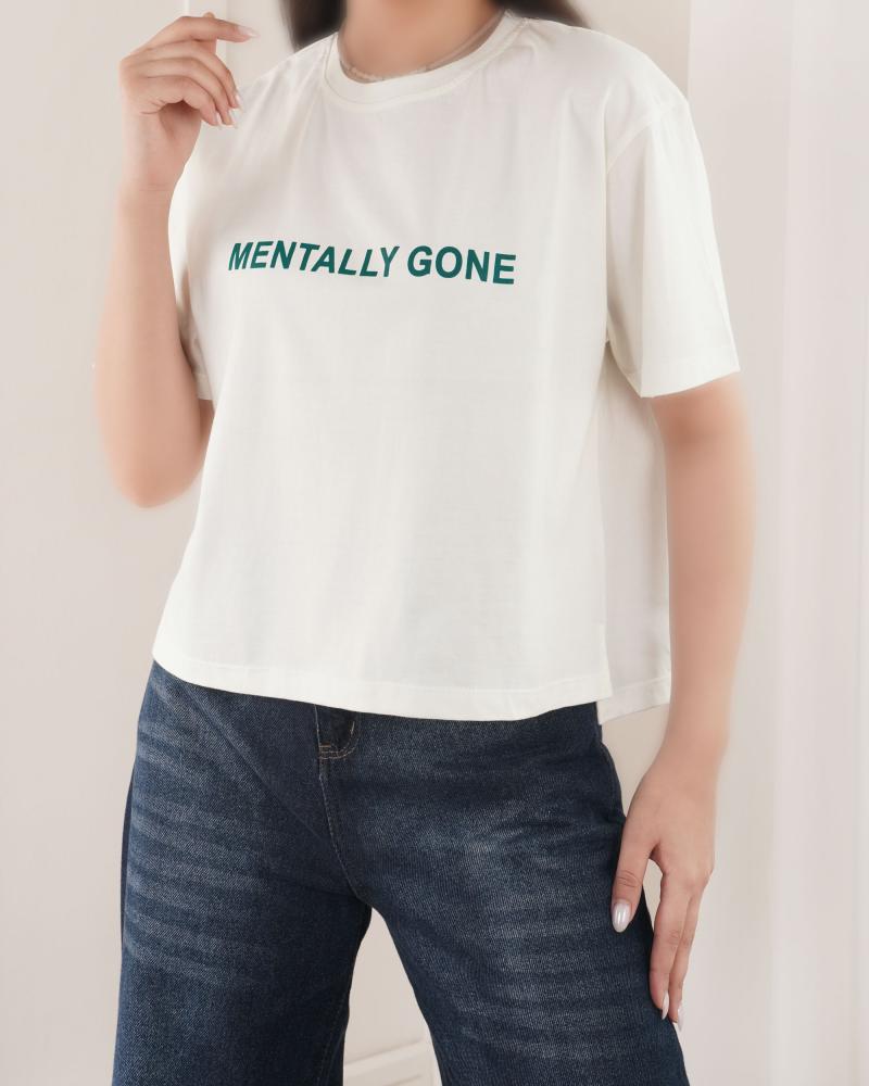 تیشرت کراپ سفید کد 27137