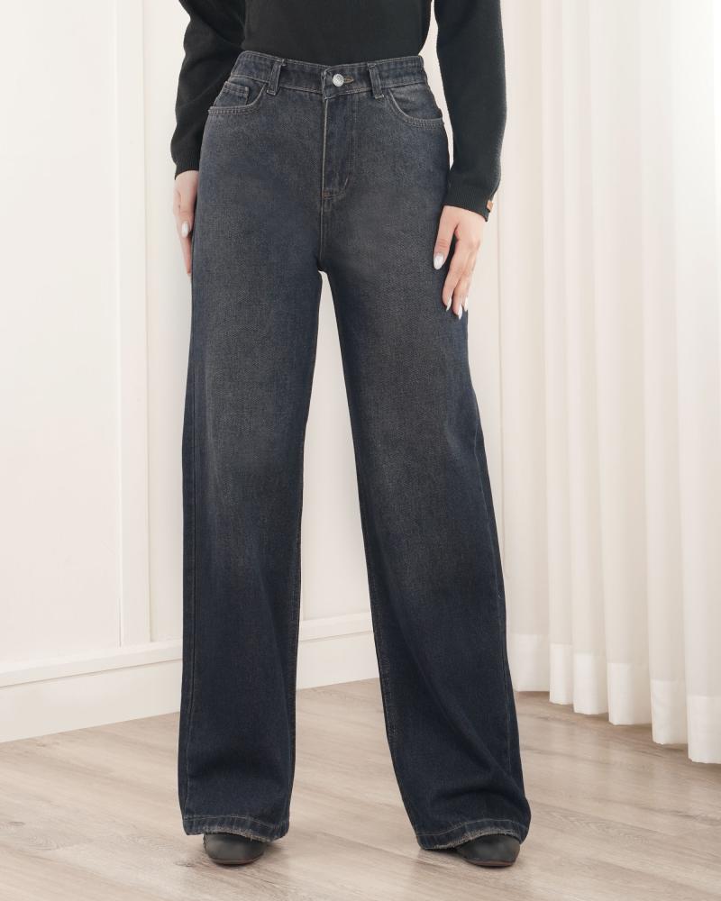 شلوار جین نیم بگ صحرا کد 40591