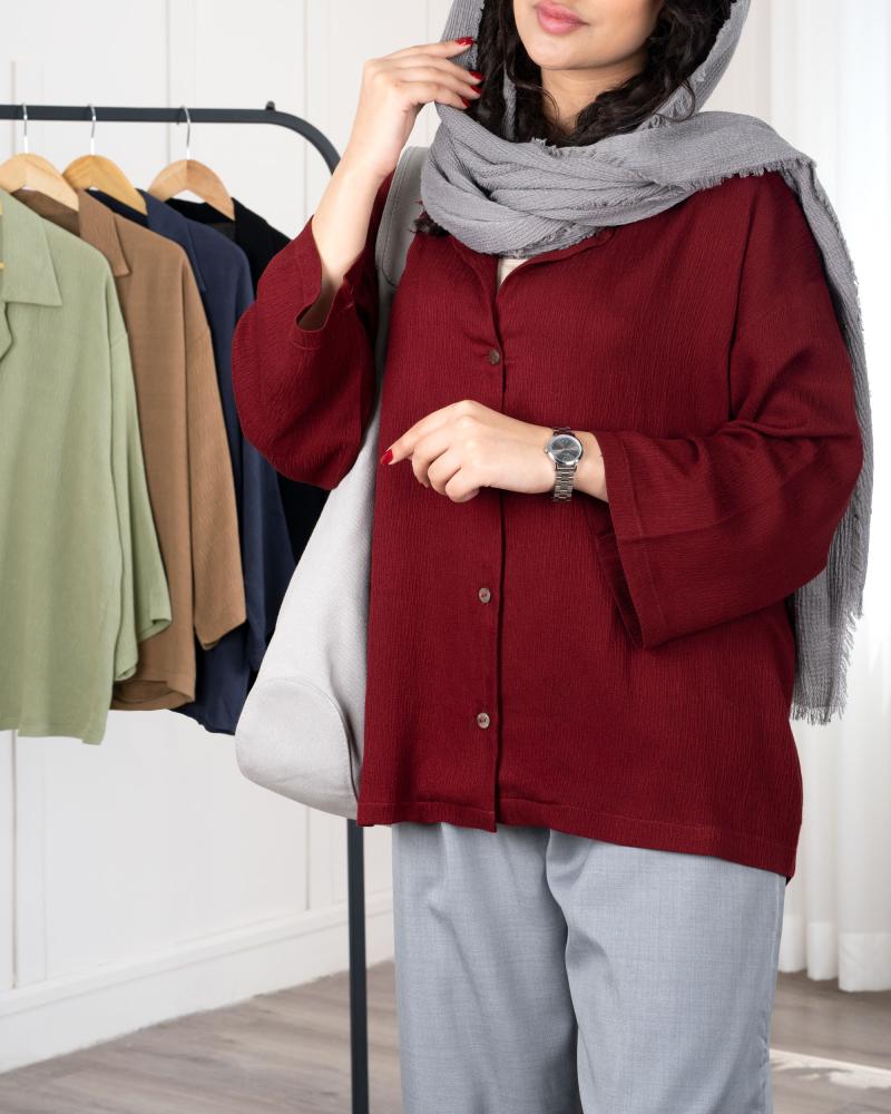 شومیز رنگی سیلوانا کد 23577