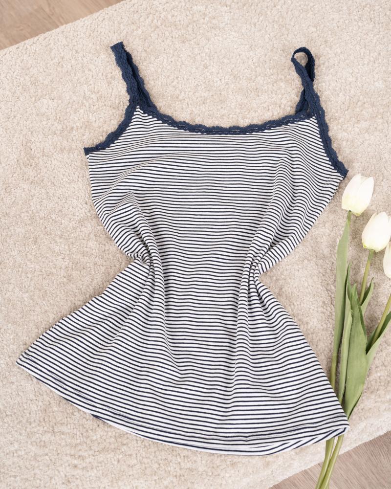 تاپ سرمه ایی راه راه کد 27159