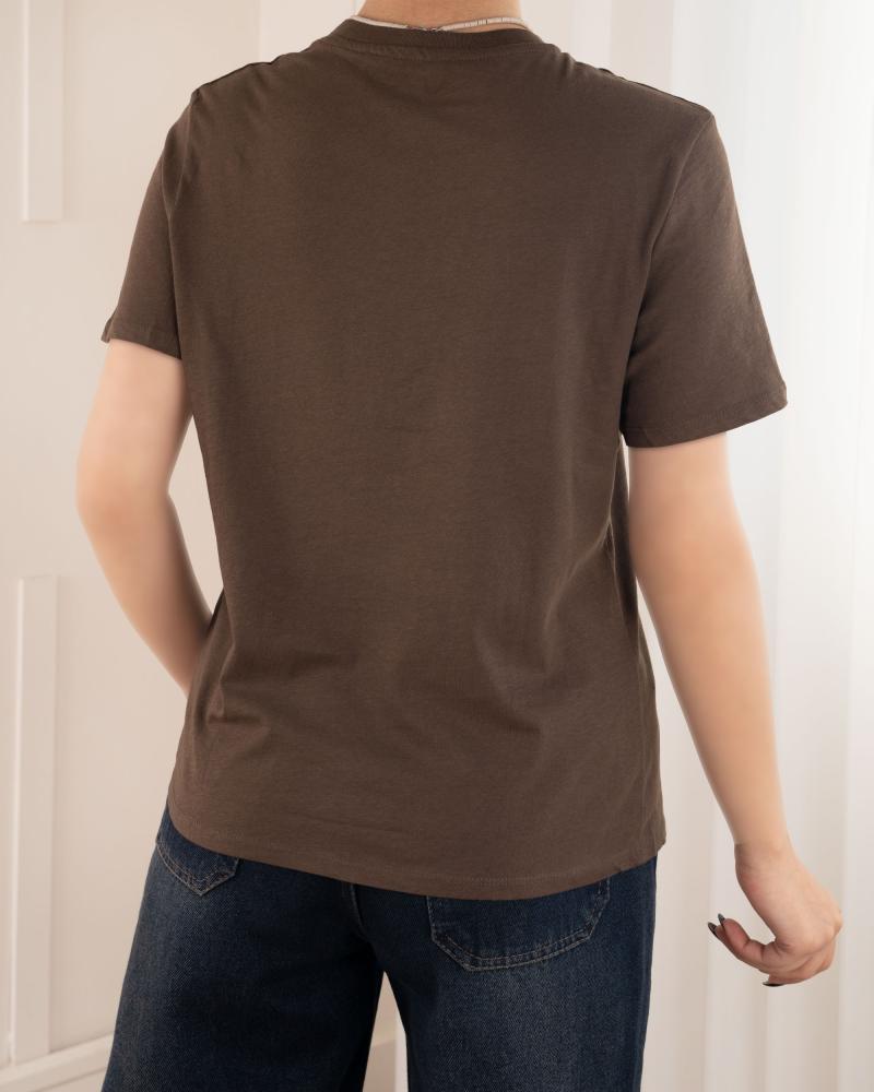 تیشرت نخ و پنبه قارچ کد 27162