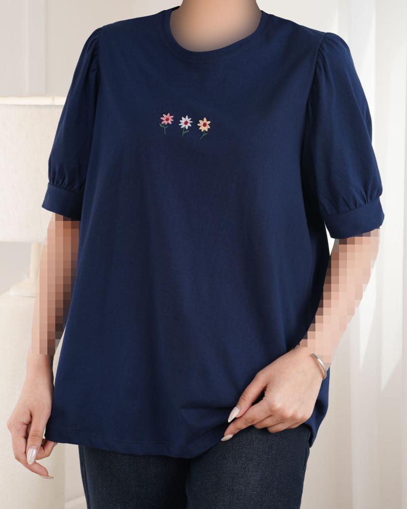 تیشرت نخ و پنبه flower کد 29218
