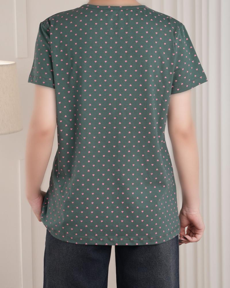 تیشرت لاکرا قلب کد 27190