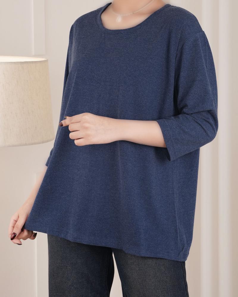 بلوز راحتی آستین سه ربع کد 27187