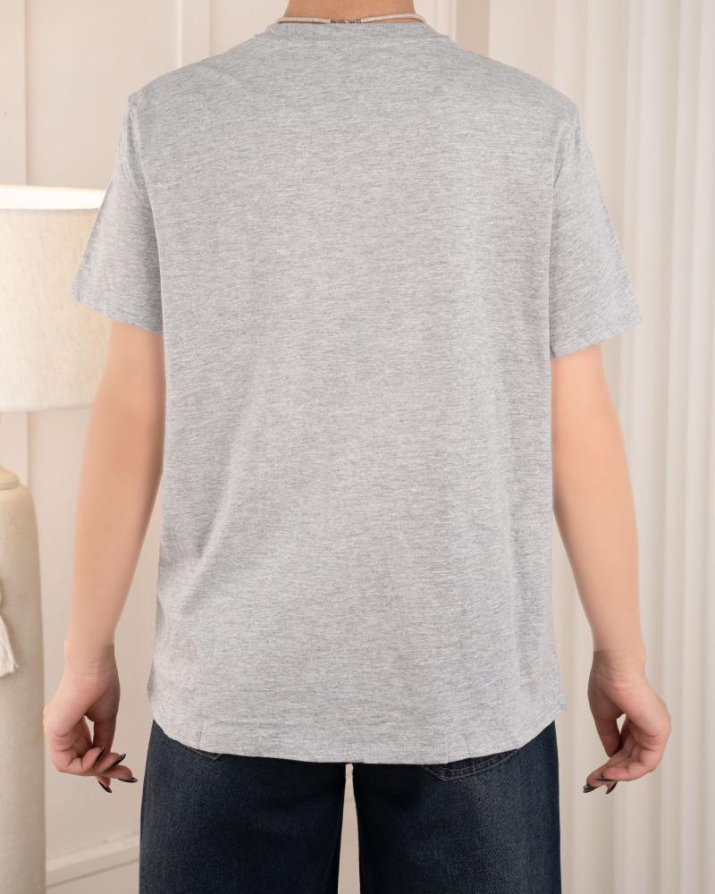 تیشرت نخ و پنبه camera کد 27186