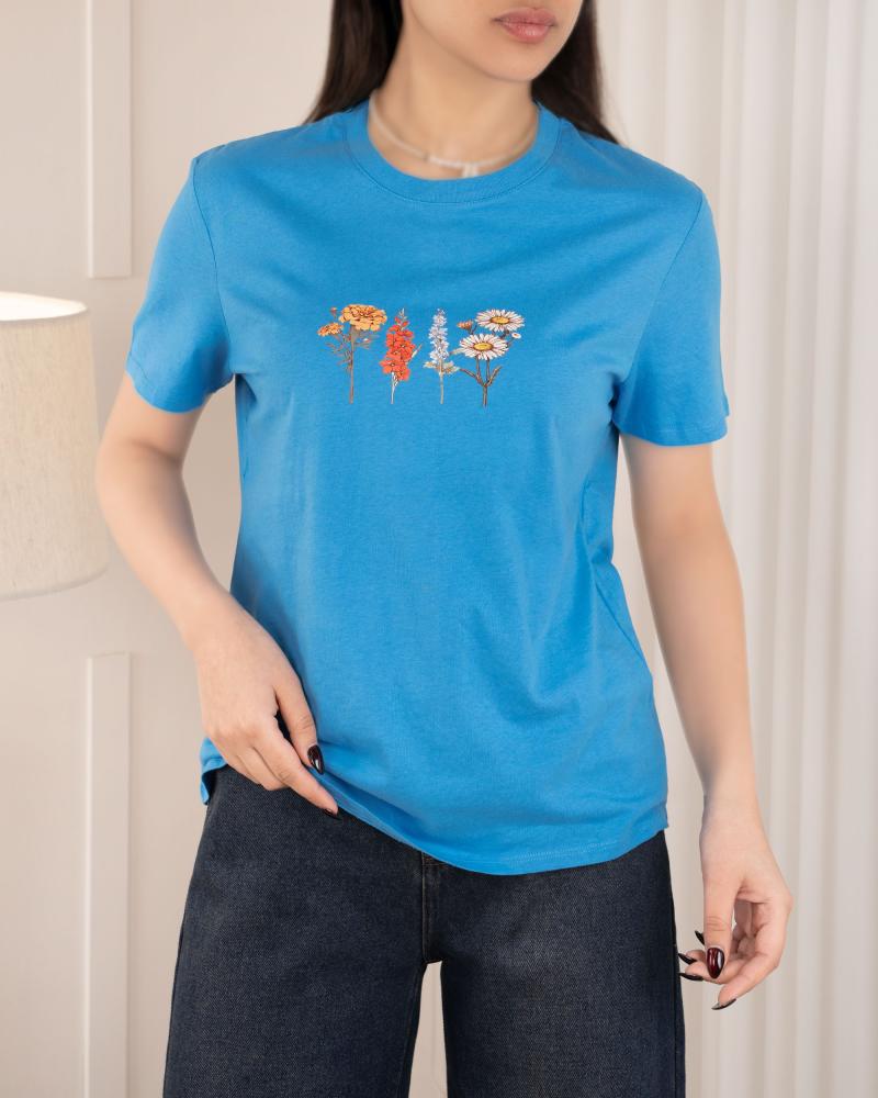 تیشرت نخ و پنبه بابونه (s تا 3XL )  کد 27189