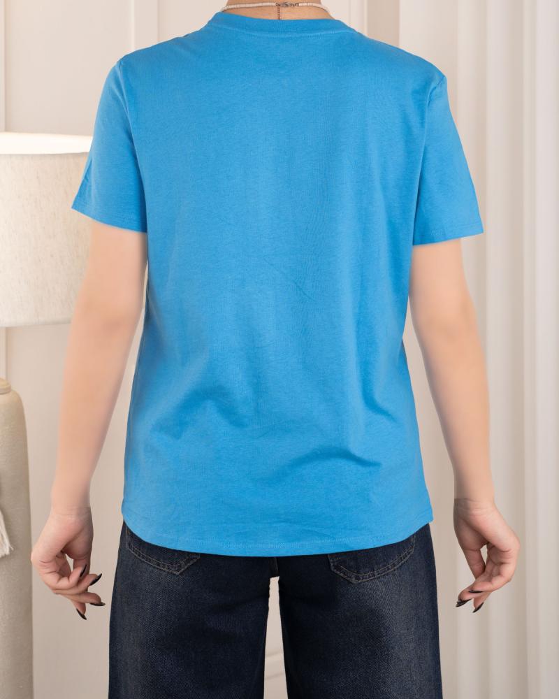 تیشرت نخ و پنبه بابونه (s تا 3XL )  کد 27189