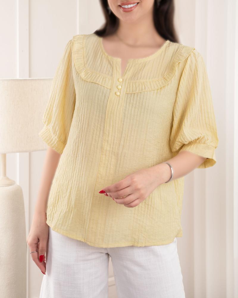 شومیز 3 دکمه ماتینا ( s تا 3xl ) کد 28255
