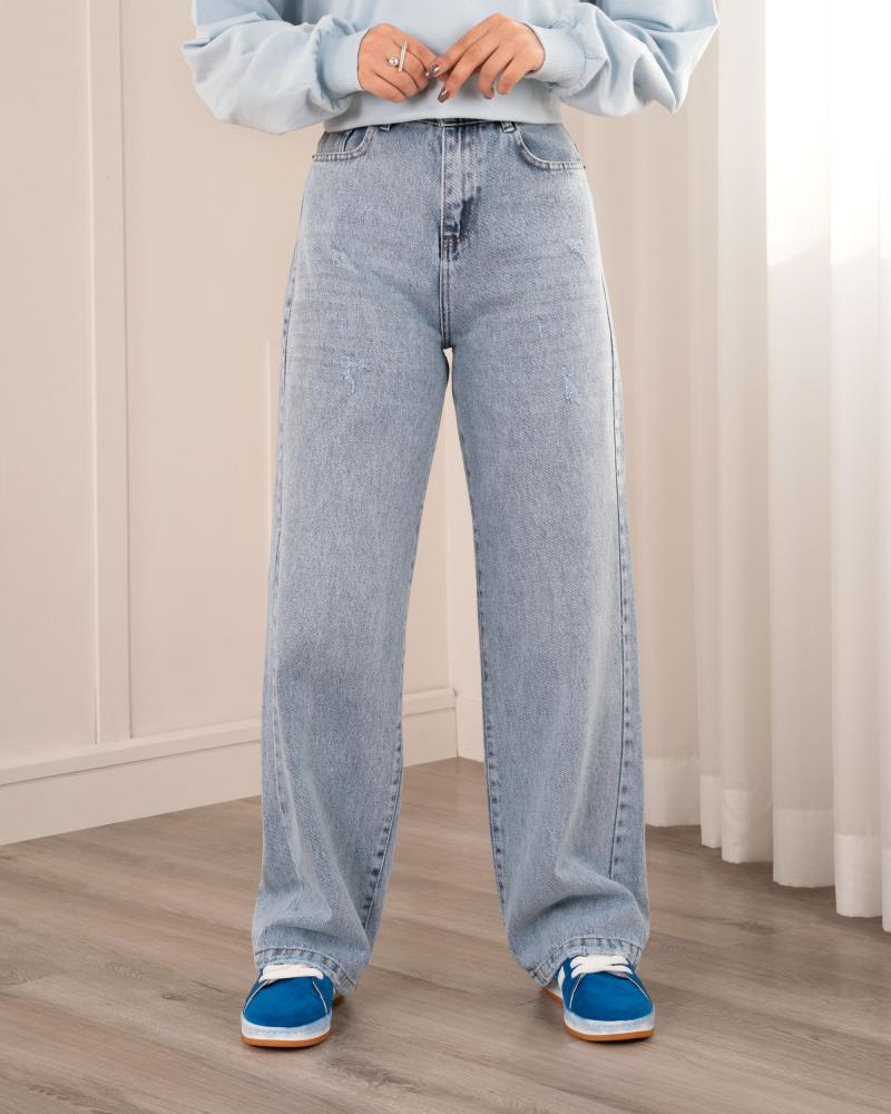 شلوار جین نیم بگ اسپاکو کد 40354