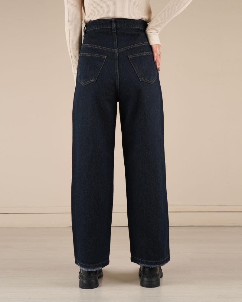 شلوار جین نیم بگ درسا کد 40347