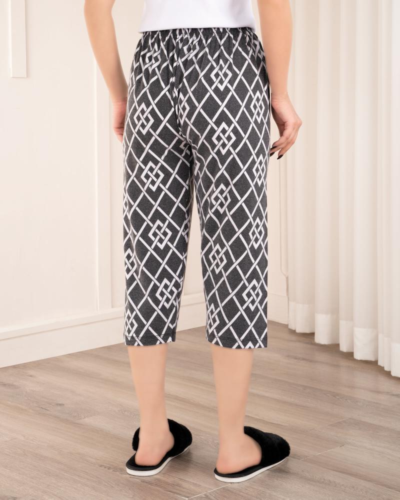 شلوارک راحتی طرحدار ( 2 سایز ) کد 27247