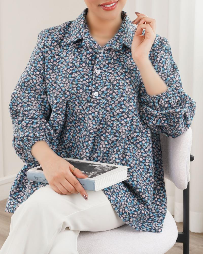 شومیز عروسکی گلدار کد 26349