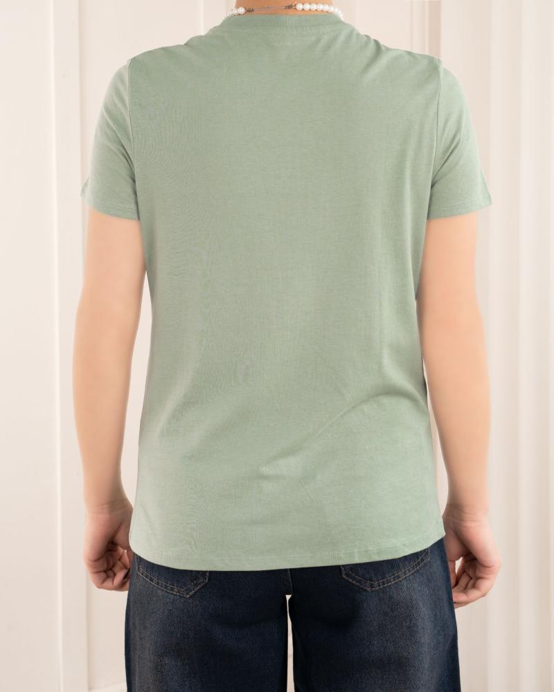 تیشرت نخ و پنبه FLOWER ( S تا 4XL) کد 27217