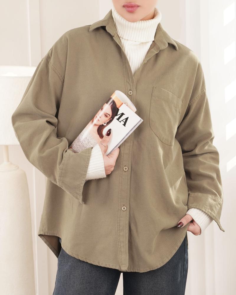 شومیز کتان ماهلین ( قد ۷۰ ) کد 26304