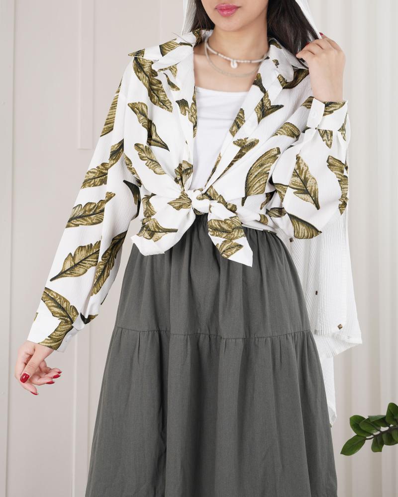 شومیز اطلس گلبرگ کد 24557
