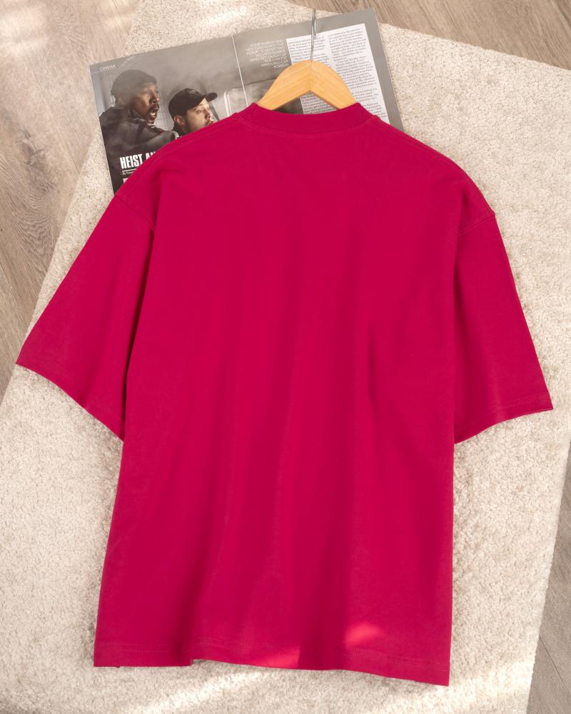 تیشرت بیسیک سرخابی ( L تا 2XL ) کد 27332