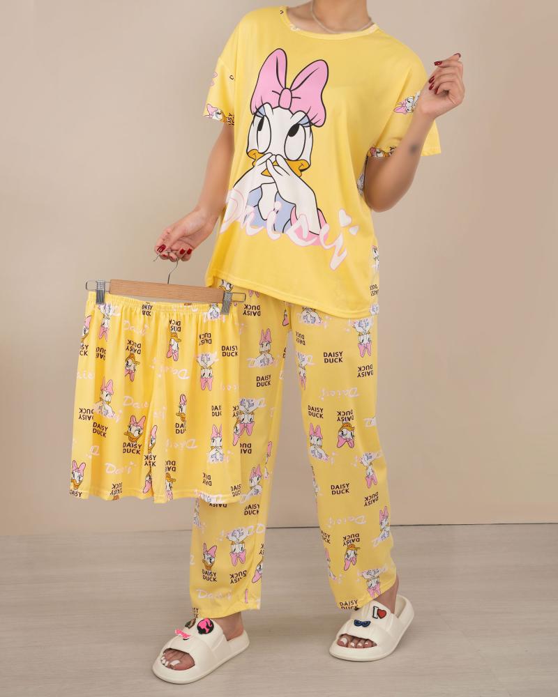 ست سه تیکه راحتی Daisy duck کد 23710