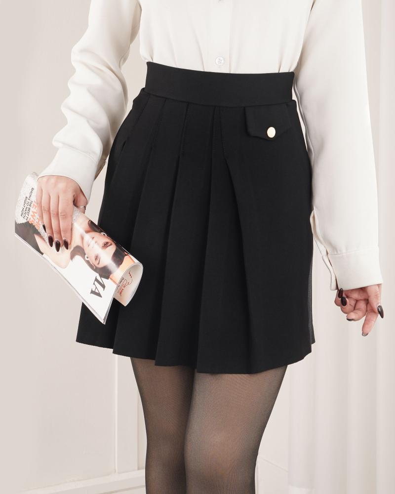 دامن مشکی دلارز کد 0562