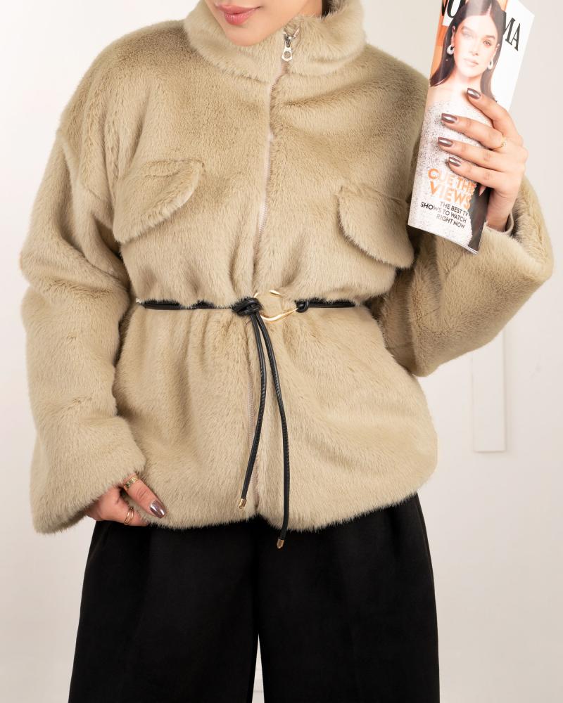 پالتو خز ساده کد 26393