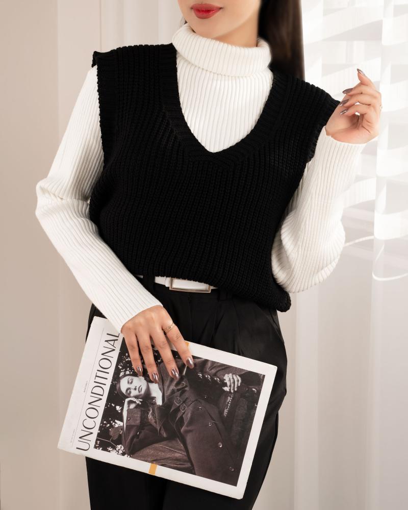 ژیله بافت ساده مشکی کد 26408