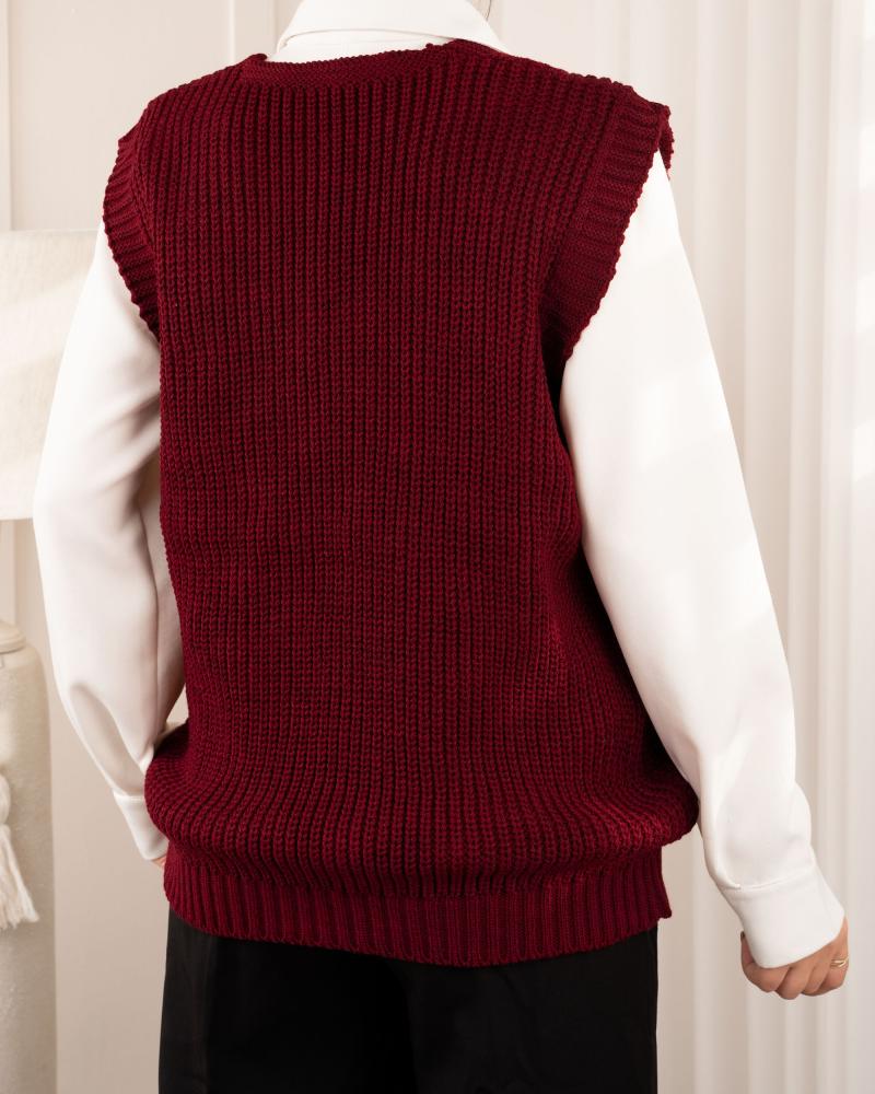 ژیله بافت ساده زرشکی کد 26410