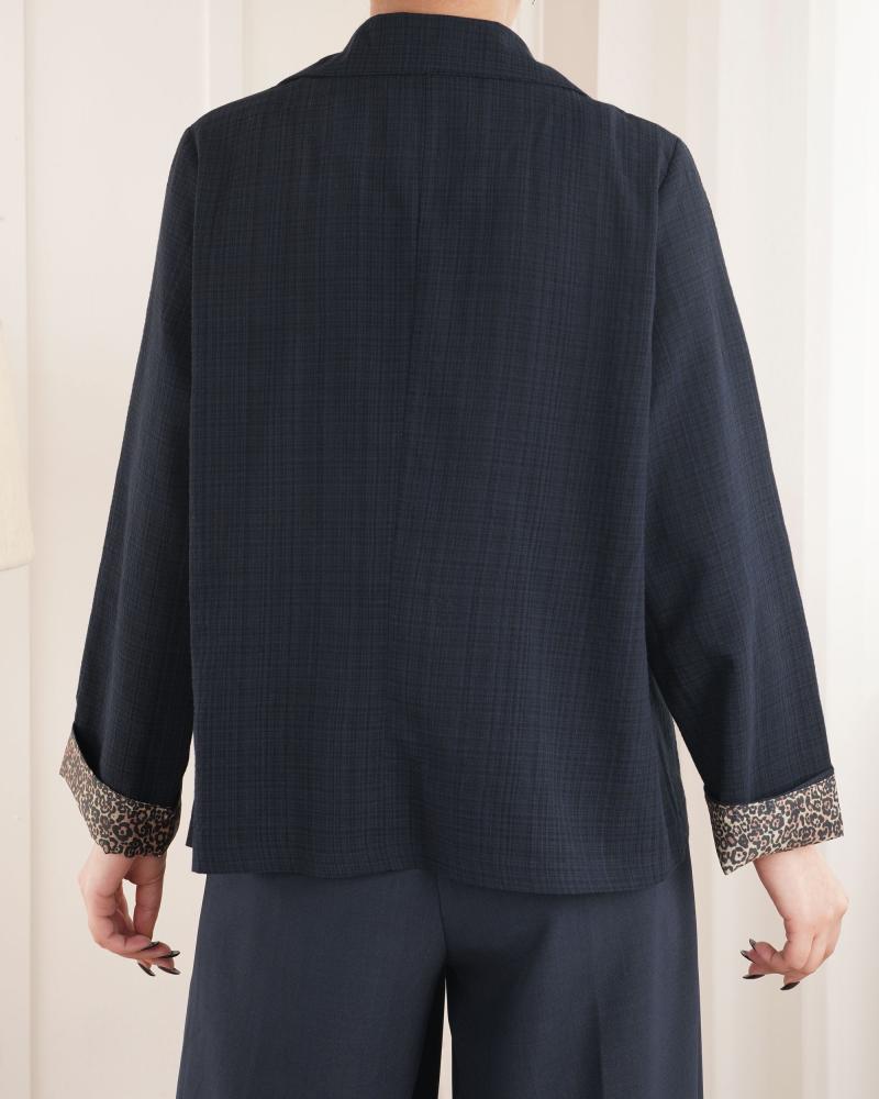 کت آستین پلنگی مهرنوش کد 27411