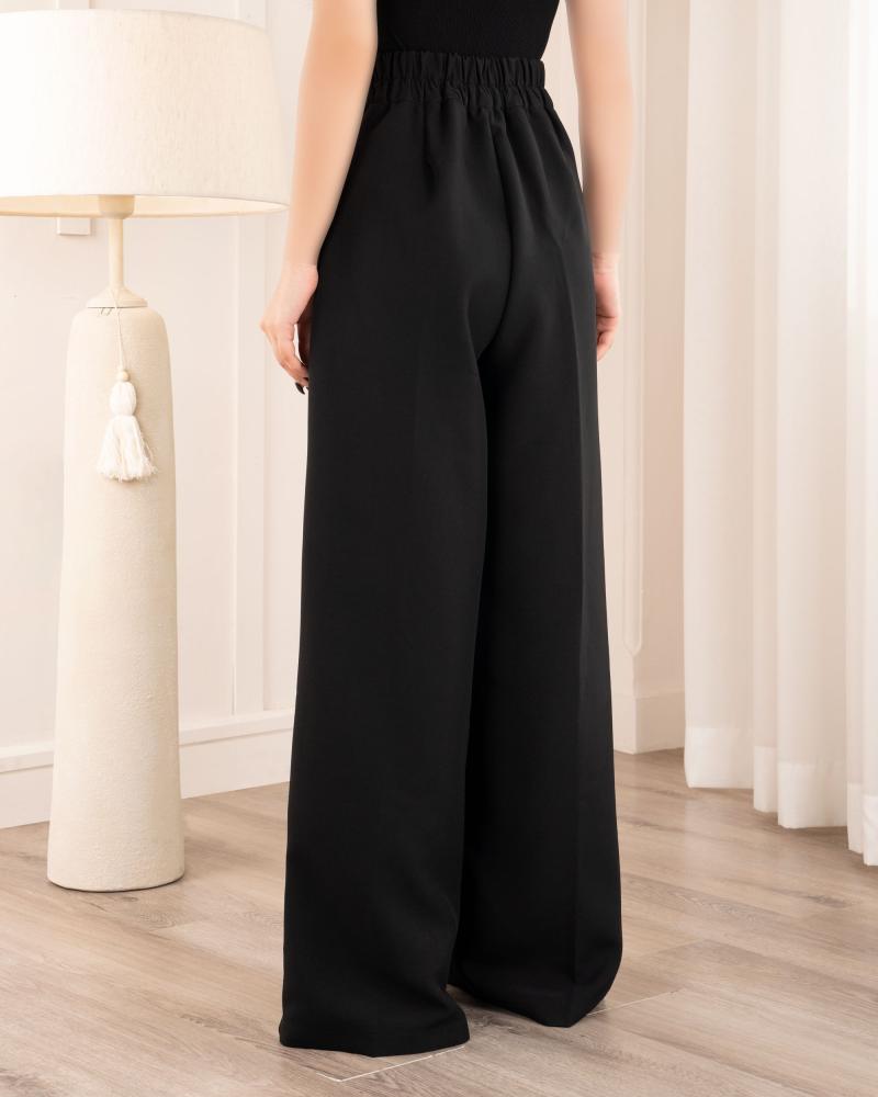 شلوار بگ مشکی هرمس کد 27414