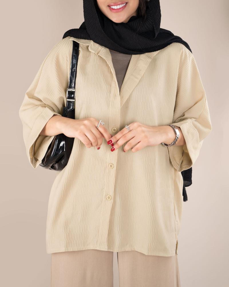 شومیز آستین پاکتی گلناز کد 24633