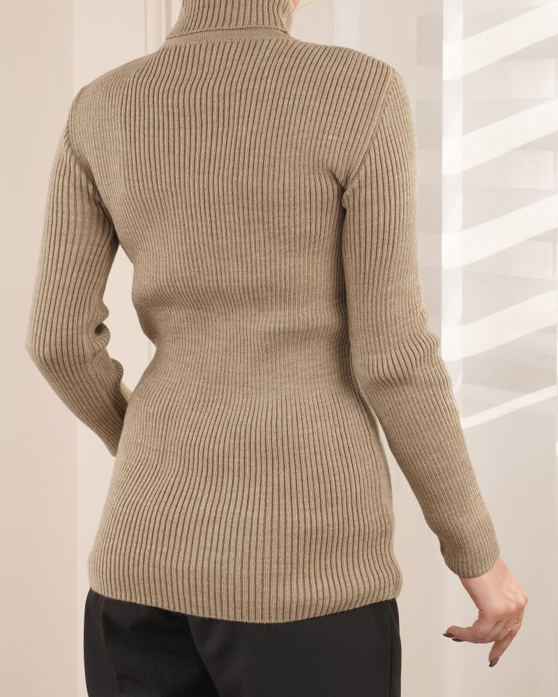 بافت یقه اسکی ژینا کد 26420