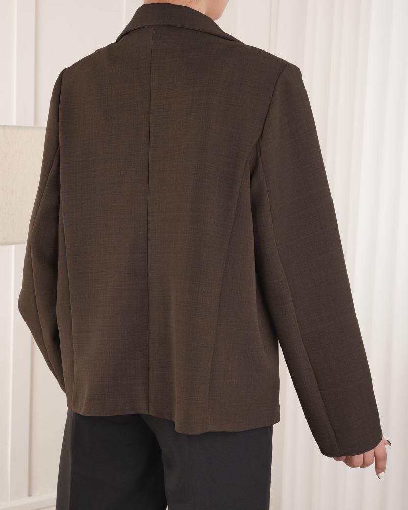 کت تک دکمه هرمس کد 27430